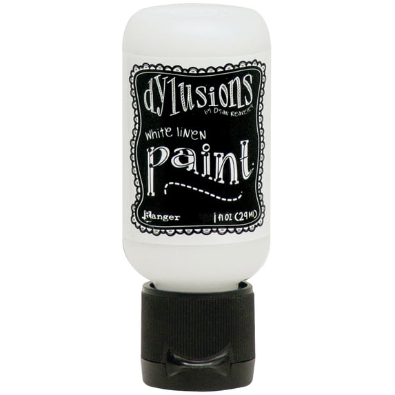 Dylusions Acrylic Paint 1oz-White Linen