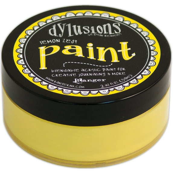 Dylusions Blendable Acrylic Paint 2oz Lemon Zest