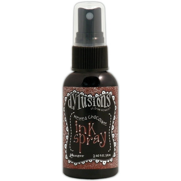 Dylusions Ink Spray 2oz-Melted Chocolate