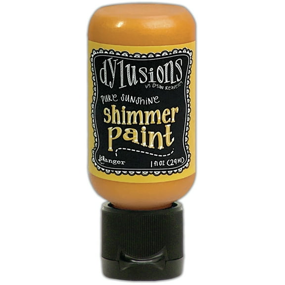 Dylusions Shimmer Paint 1oz-Pure Sunshine