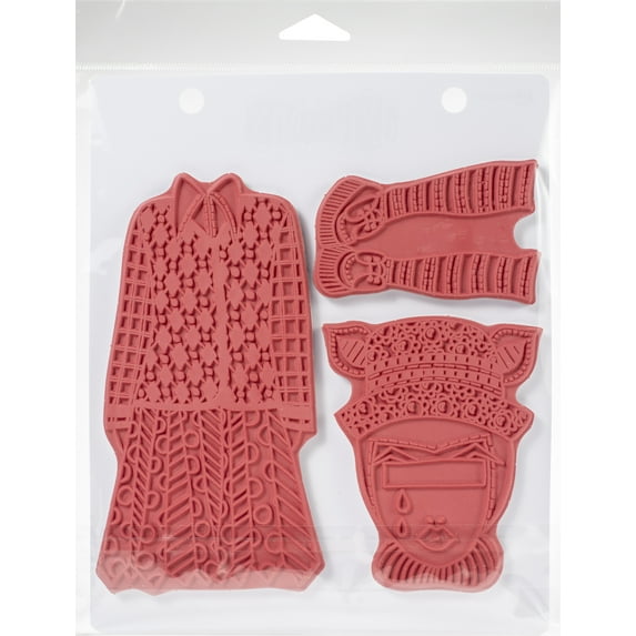 Dylusions by Dyan Reaveley Cling Stamp Collections 8.5"X7", The Ties The Limit!