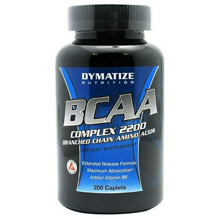 Dymatize BCAA Complex 2200 Capsules, 200 Ct