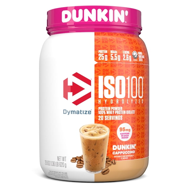 Iso 100 20 serv · Dunkin Mocha Latte