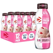 Dymatize Performance Protein Shake, Baskin Robbins Very Berry Strawberry , 30g Protein, 12 Count