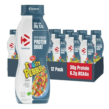 Dymatize Performance Protein Shake, Fruity Pebbles, 30g Protein, 12 Count