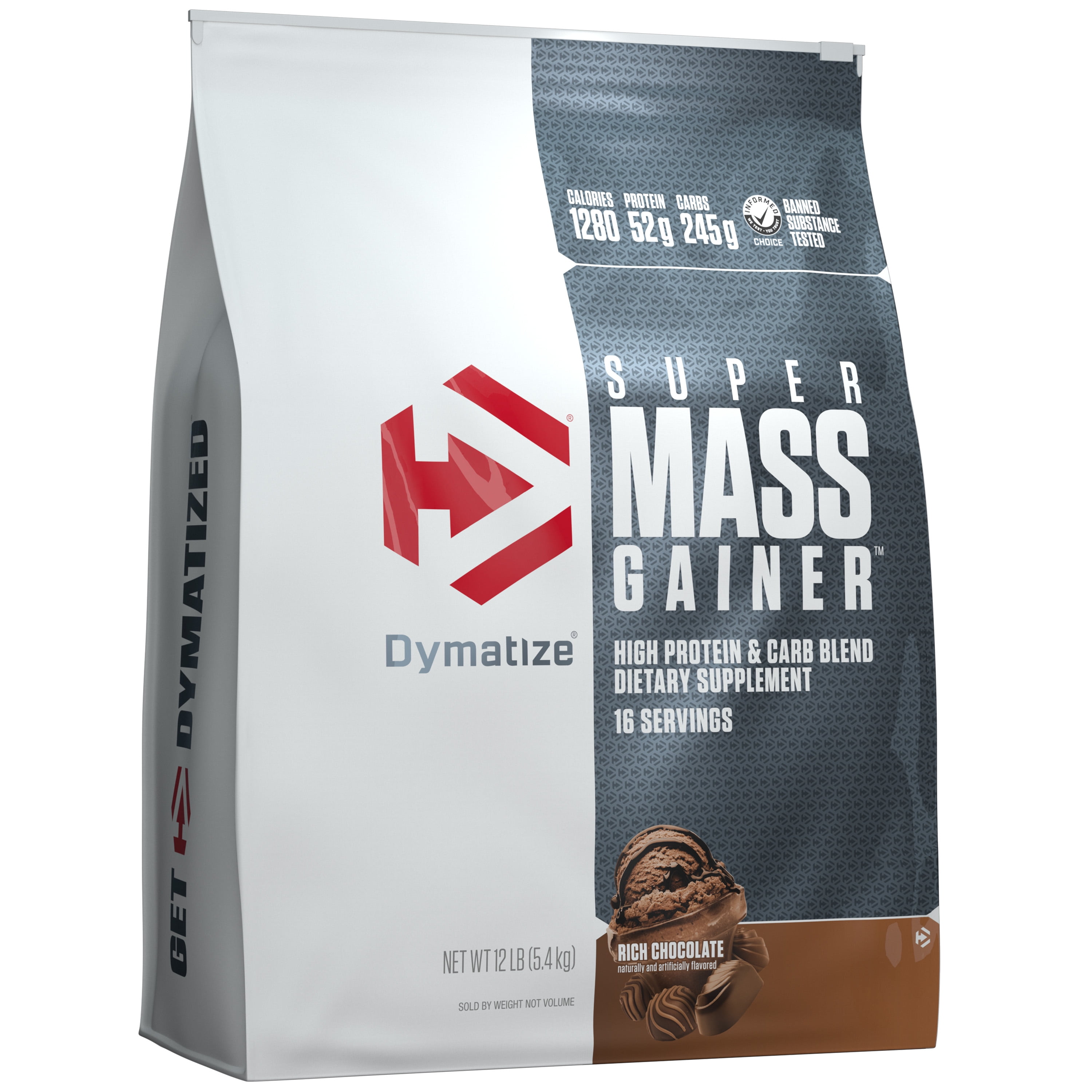 Free Shipping! Dymatize Super Mass Gainer High Protein Carb Blend