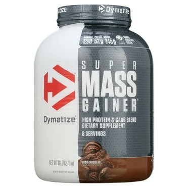 Dymatize Super Mass Gainer, Rich Chocolate, 6 lbs