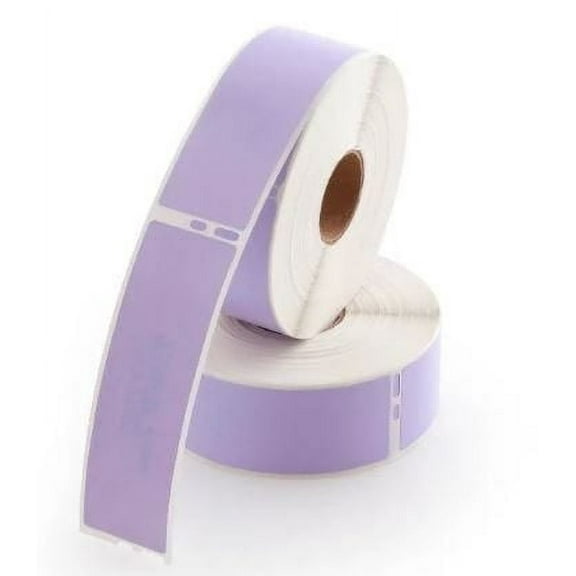 Dymo 30252 Compatible Address Labels 2 Lavendar Rolls Per Pack