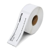 Dymo 30252 Compatible Labels 1 Roll, 1.125" Height, 3.5" Length, 3.41 lbs Weight | 350 Labels/Roll