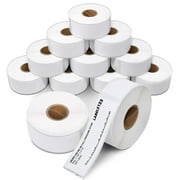 Dymo 30252 Compatible Labels 12 Rolls, Height 4", Length 9", Weight 3.41oz, 350 Count per Pack