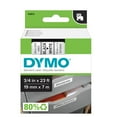 thumbnail image 1 of DYMO Authentic Standard D1 Labeling Tape for LabelManager Label Makers, Black print on White tape, 3/4'' W x 23' L, 1 cartridge, 1 of 7