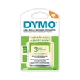 thumbnail image 1 of DYMO LT Labels Variety Pack, 1/2-Inch x 13-Foot Rolls, Black Print, 3 Rolls, for LetraTag label makers, 1 of 8