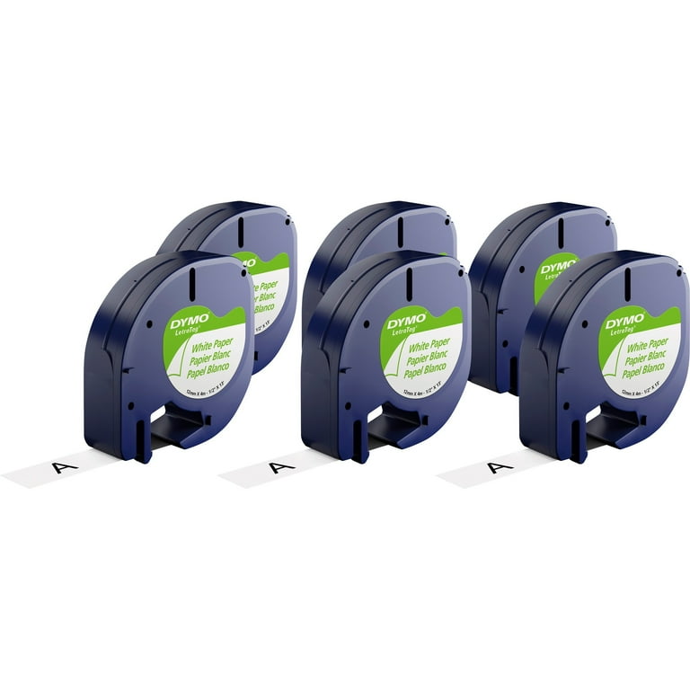 Dymo LetraTag Electronic Labelmaker Tape - 1/2 Dymo LetraTag Electronic Labelmaker Tape - 1/2