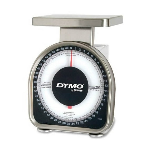 Dymo, PELY50, 50 lb. Mechanical Shipping Scale, 1, Gray