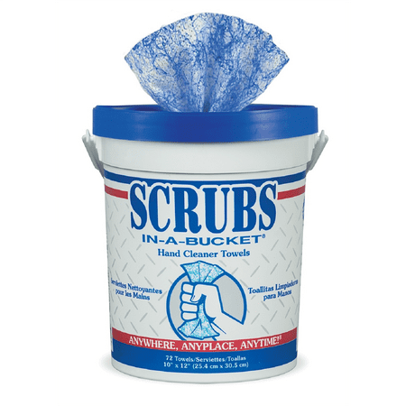 Dymon 42272 Scrubs In-A-Bucket Hand Cleaner 72-ct Towels