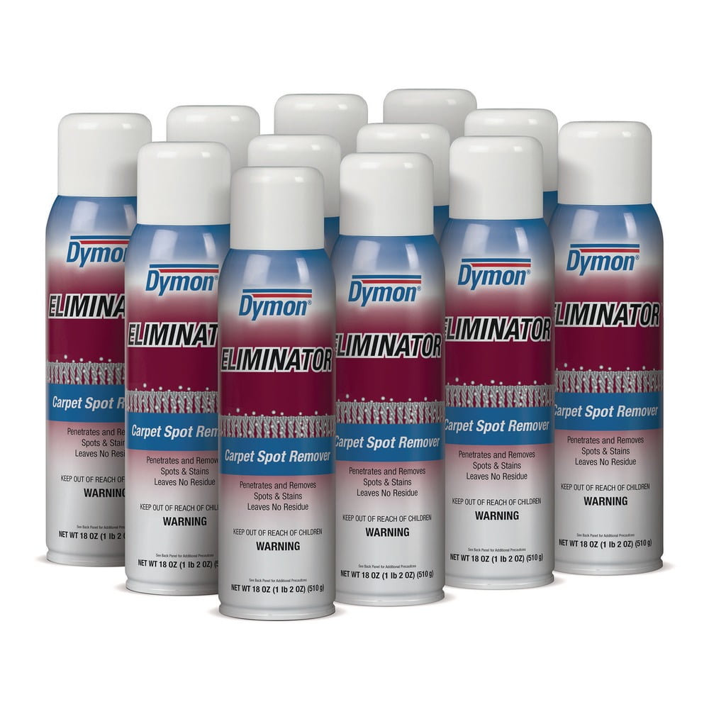 Dymon Eliminator Carpet Spot & Stain Remover 20oz Aerosol 12/Carton 10620