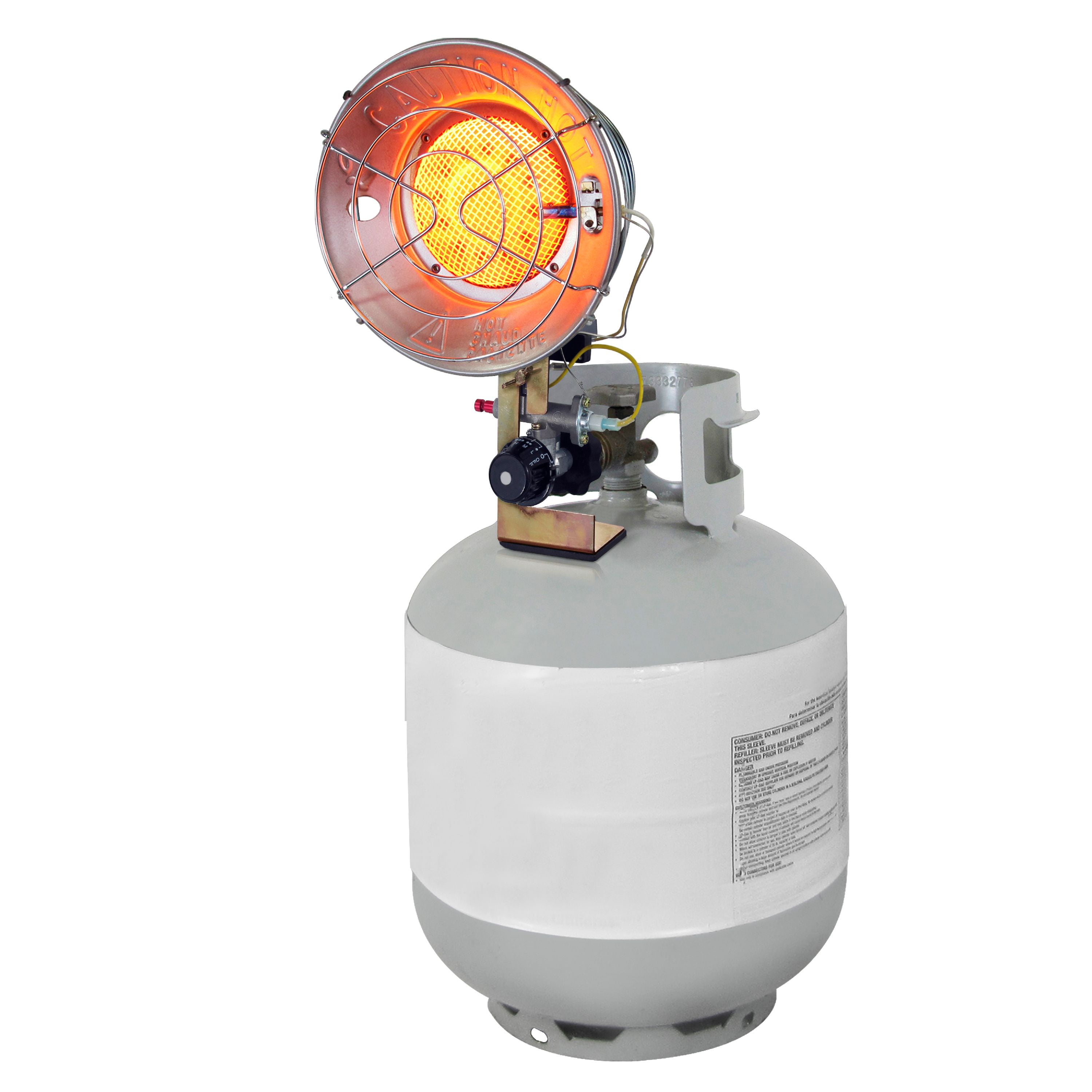 Dyna-Glo 15,000 BTU Propane (LP) Single Tank Top Portable Heater - CSA -  Walmart.com