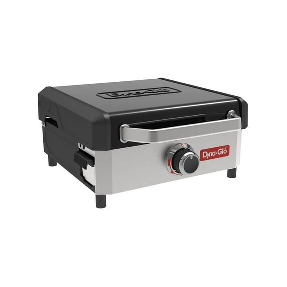 Dyna-Glo 18000 Btu Propane Gas-Powered 1-Burner Tabletop Griddle With Lid