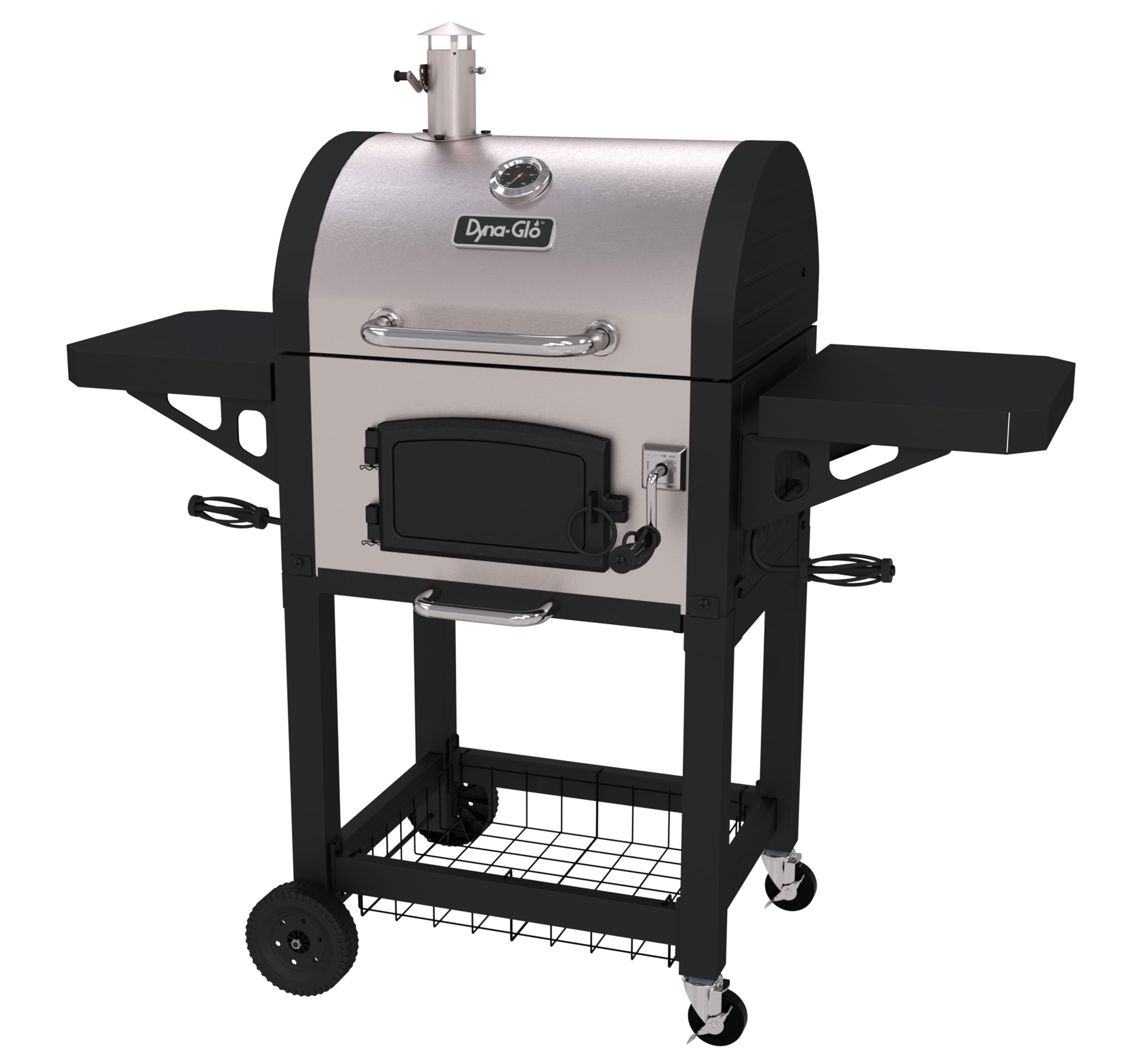 SONGMICS 16.5 Charcoal Grill with Smoker SONGMICS Finish: Black