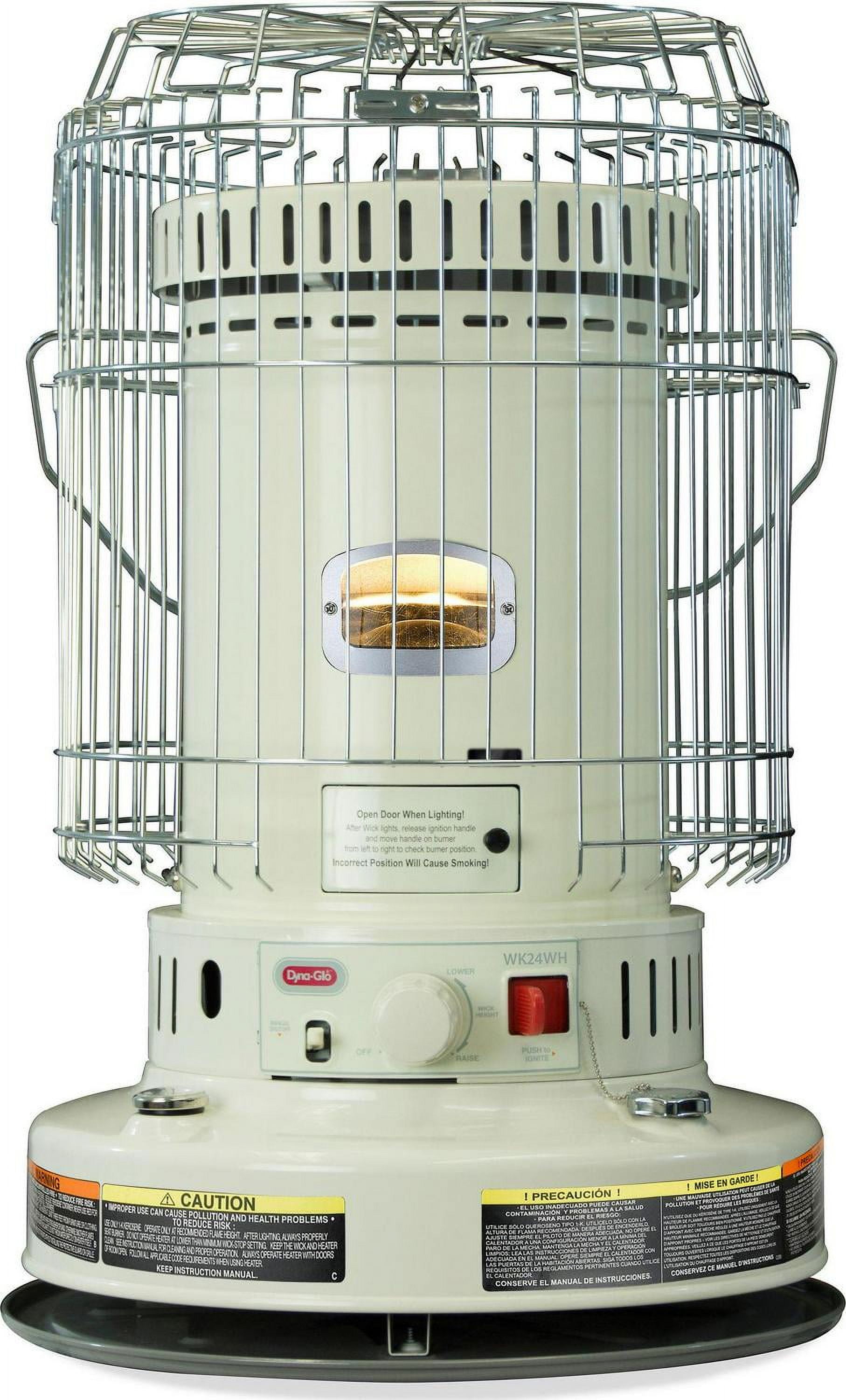 DynaGlo 23,000 BTU Indoor Kerosene Convection Heater, White
