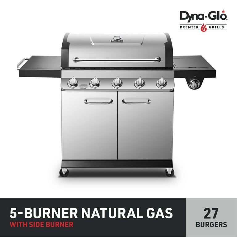 Dyna-Glo Burner Silver Natural Gas Gas Grill