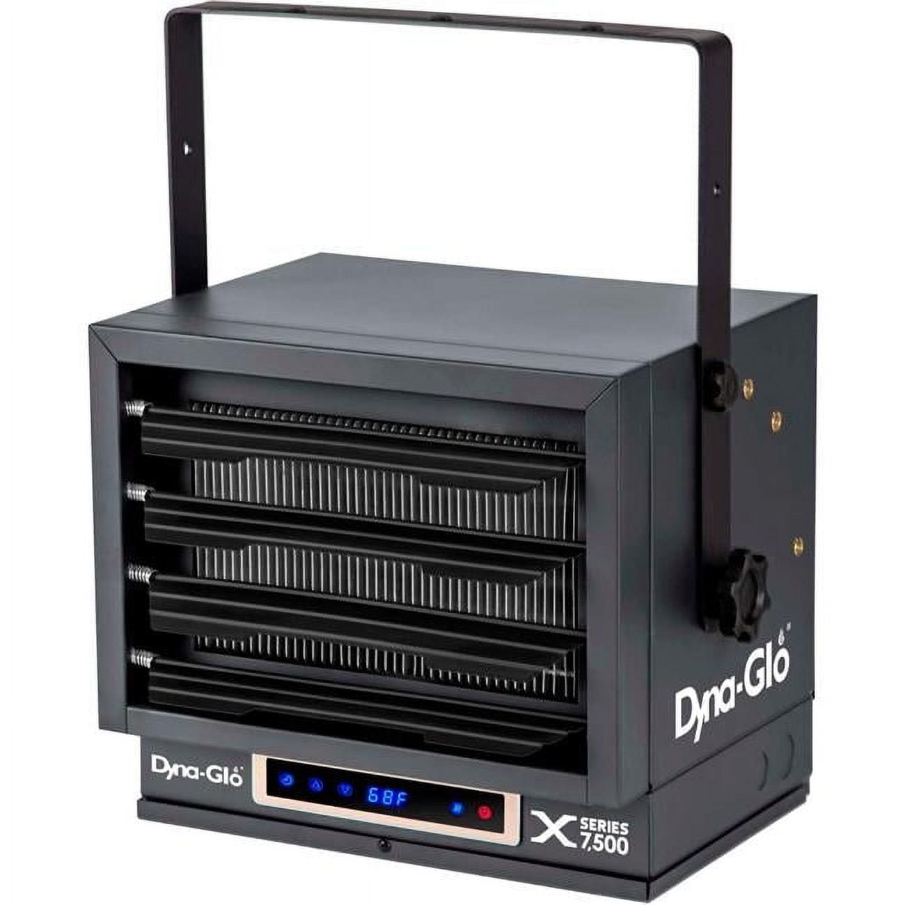 Dyna-Glo  Pro Dual Heat Electric Garage Heater - 25589 BTU - 7500W - Black