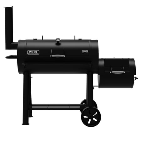Dyna-Glo Signature Series Barrel Charcoal Grill & Side Firebox
