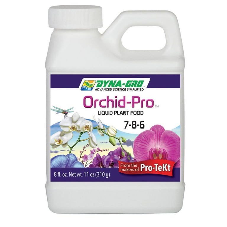 Dyna-Gro Orchid-Pro Liquid Plant Food, 8oz, Complete Nutrient