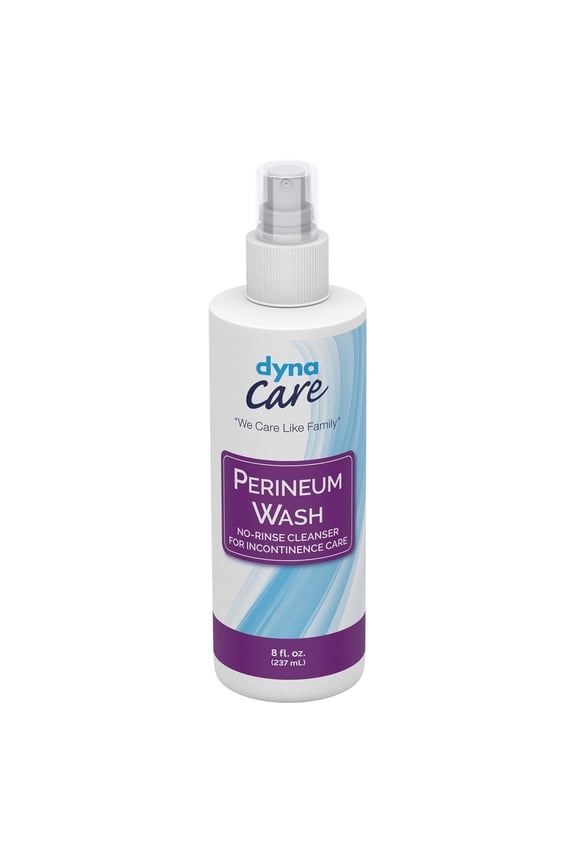 DynaCare Perineal Wash, Rinse-Free Perineal Cleanser, 8 oz. Pump Bottle, 1 Ct