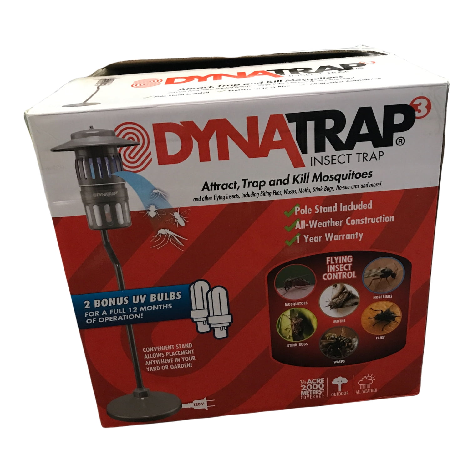 DynaTrap DT1260 1/2 Acre, Slate, Insect and Mosquito Trap 