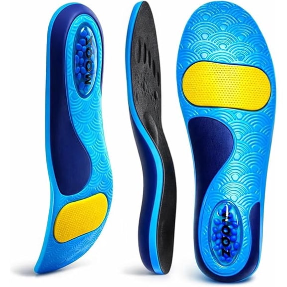 DynaZoom Arch Support Insoles Plantar Fasciitis Insoles Orthotic Gel insoles Women Men Heel Pain Metatarsalgia Shoe Insert Shock Protect Overpronation Flat feet Insole Orthopedic Inner Sole