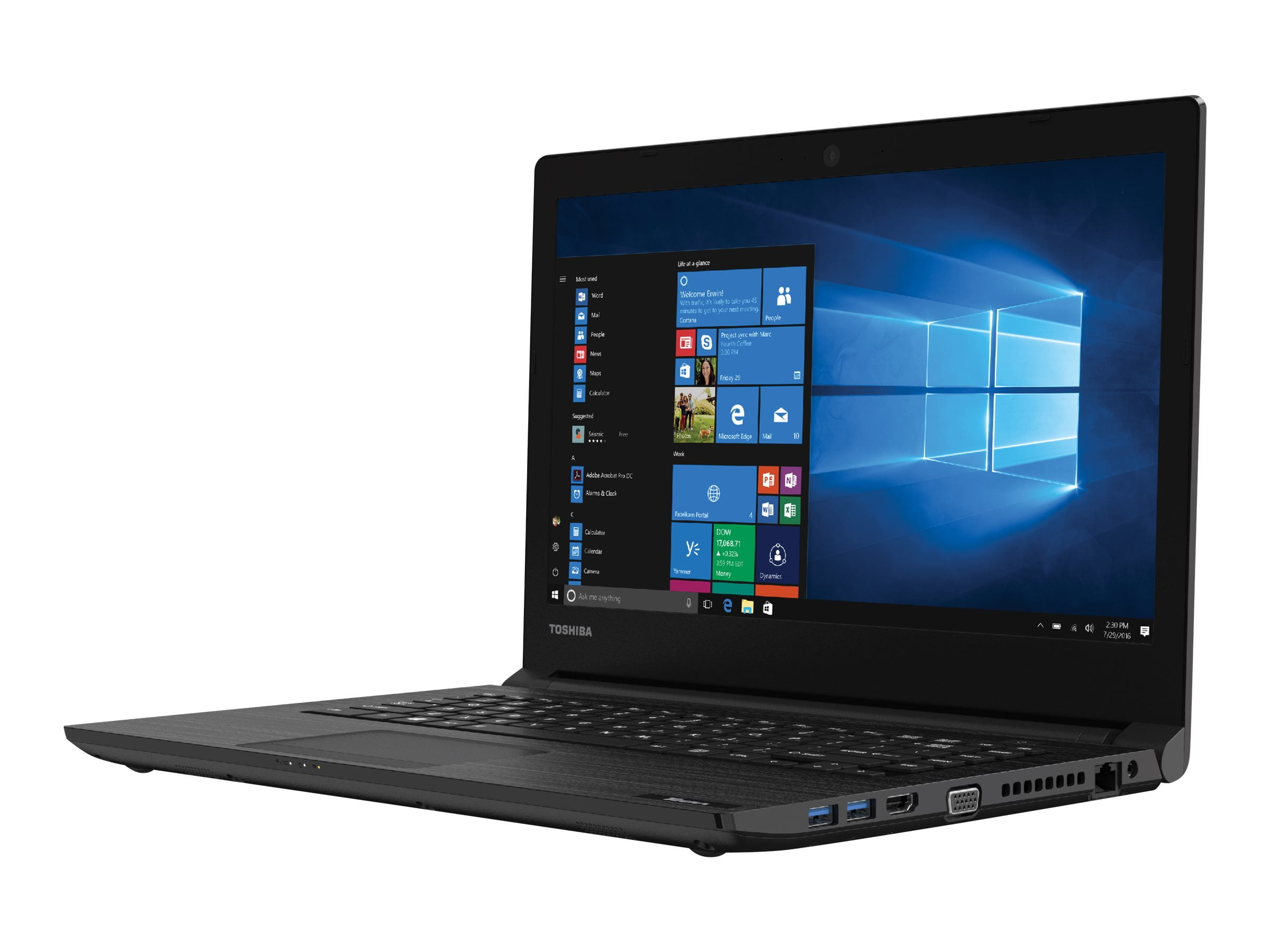 Windowsノート本体 DynaBook Celeron 3865U 4G SSD office2021 TOSHIBA 中古ノートパソコン Windows 11 Pro WPS/ Microsoft
