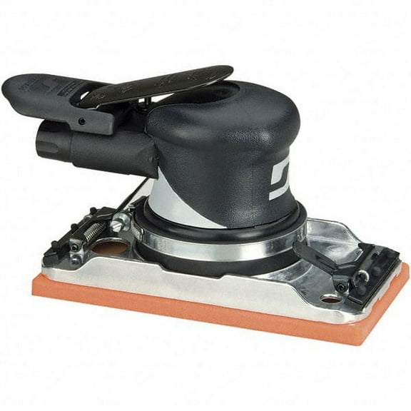 Dynabrade 8,000 OPM, 16 CFM Air Consumption, Palm Air Orbital Sander Rectangular Pad, 1/4 NPT Inlet