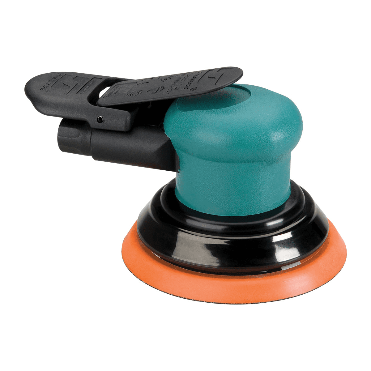 Dynabrade 5" (127 mm) Dia. Non-Vacuum Dynorbital-Spirit Random Orbital Sander, .25 hp, 12,000 RPM, 3/32" (2 mm) Dia. Orbit, Rear Exhaust