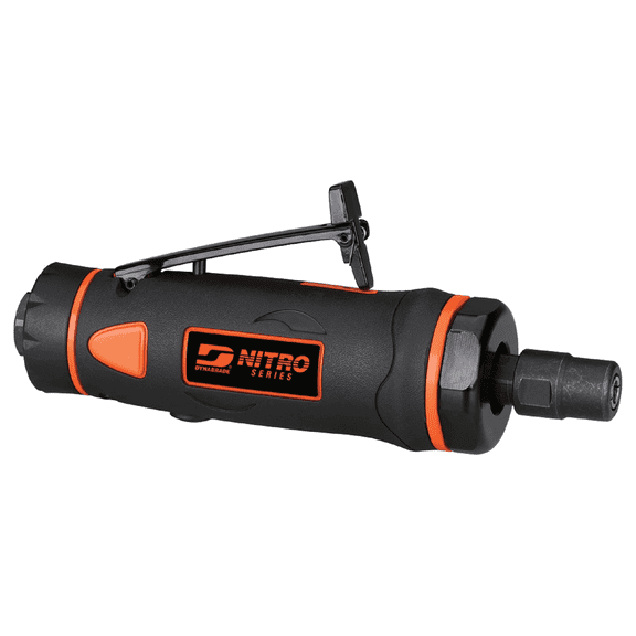 Dynabrade DGS51  Nitro Series 0.5 HP Straight Line Die Grinder, 20,000 RPM, 1/4" Collet, Pneumatic Air Tool