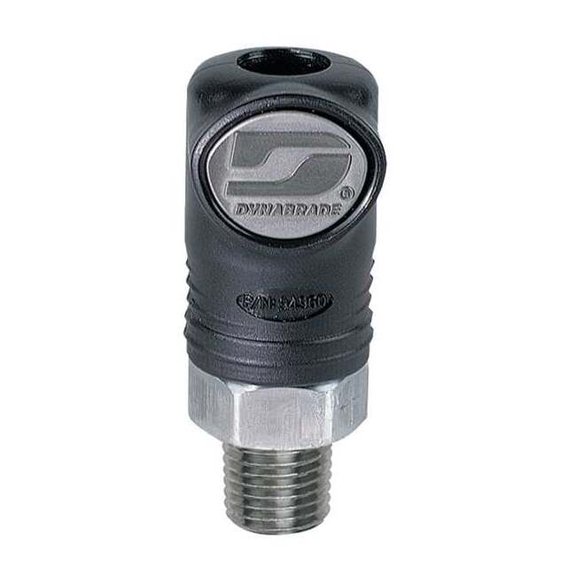 Dynabrade Quick Connect,Socket,1/4" Body,1/4"-18 94980