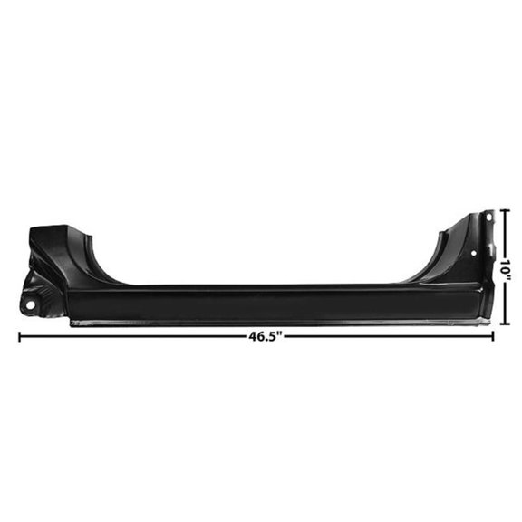 Dynacorn 1104DB OE Style Rocker Panel, LH, 1973-87 Chevy Pickup