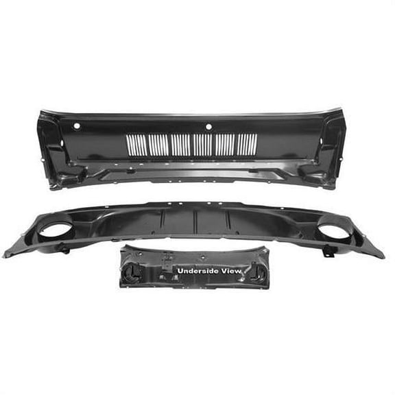 Dynacorn 3648GWT Cowl Panel Grill Assembly, 65-66 Ford Mustang
