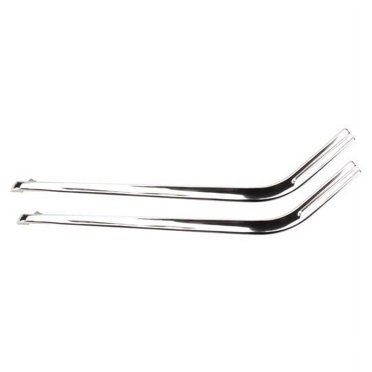 1964 Chevelle Malibu El Camino Fender Eyebrow Molding Set – Pair, Aluminum, The Parts Place