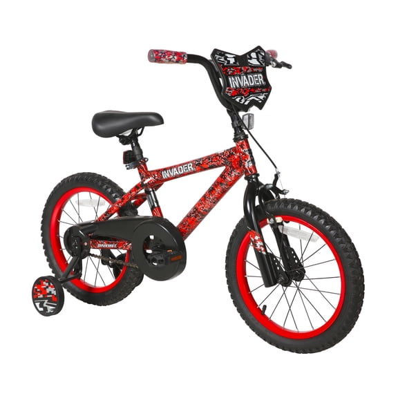 Dynacraft 16" Invader Boys Bike with Dipped Paint Effect, Red