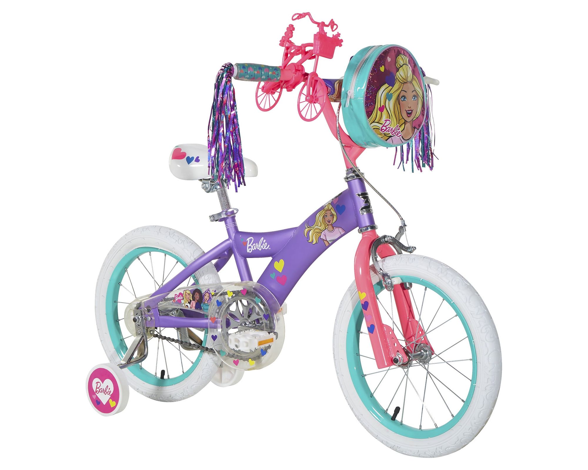 Dynacraft Barbie 16-Inch BMX Bike For Age 5-7 Years - image 1 of 11
