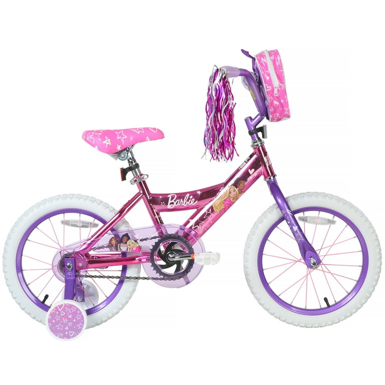 Dynacraft Barbie 16 inch Girls BMX Bike for Age Group 5 7 Years Pink Walmart