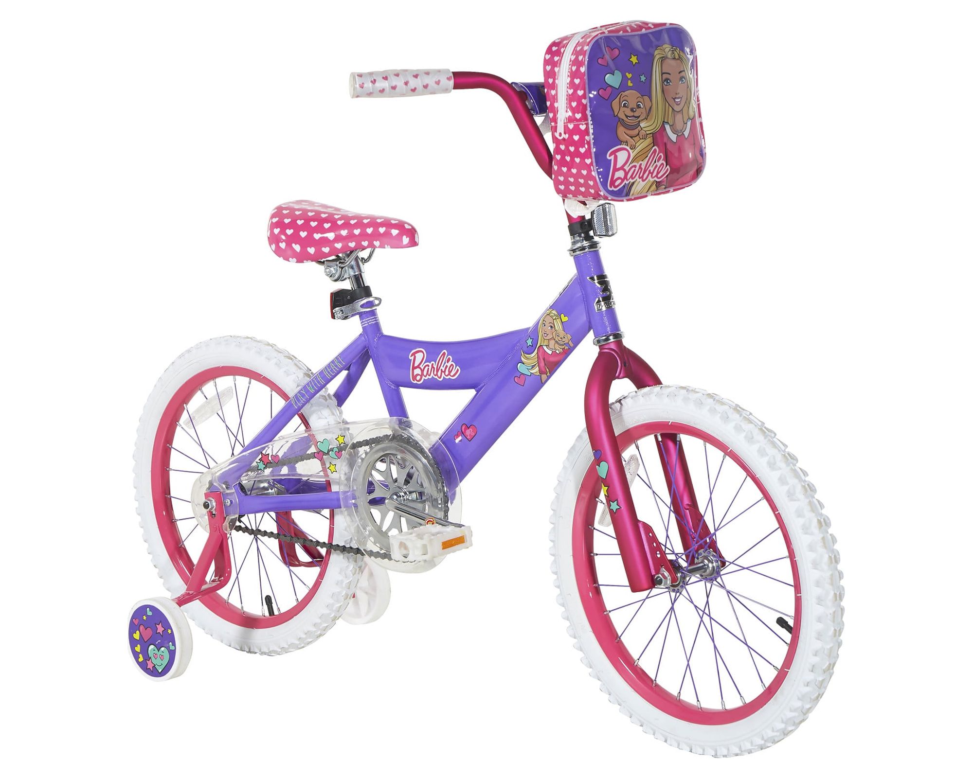Dynacraft Barbie 18-Inch Girls BMX Bike For Age 6-9 Years - image 1 of 10