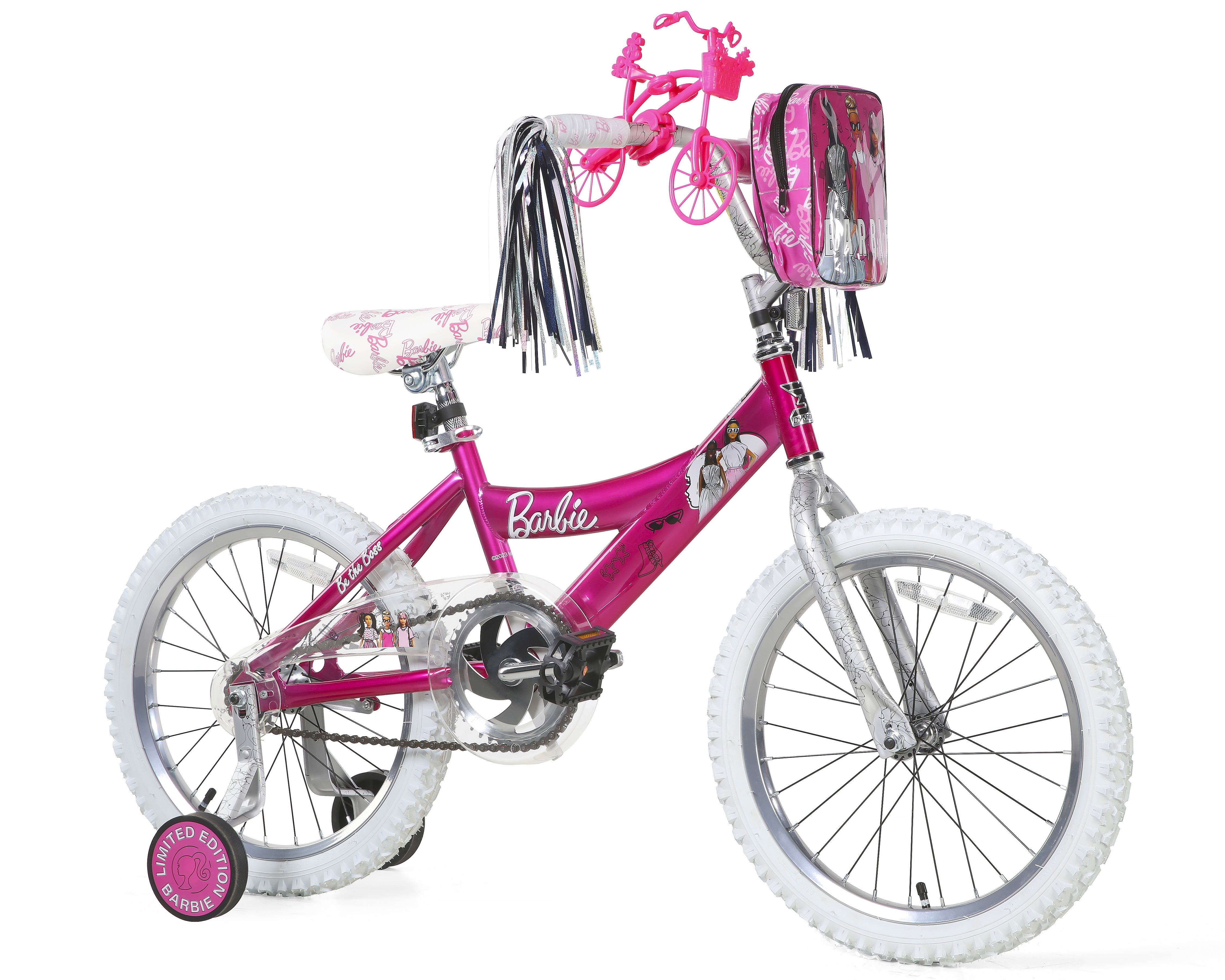 Dynacraft Barbie 18-Inch Girls BMX Bike For Age 6-9 Years