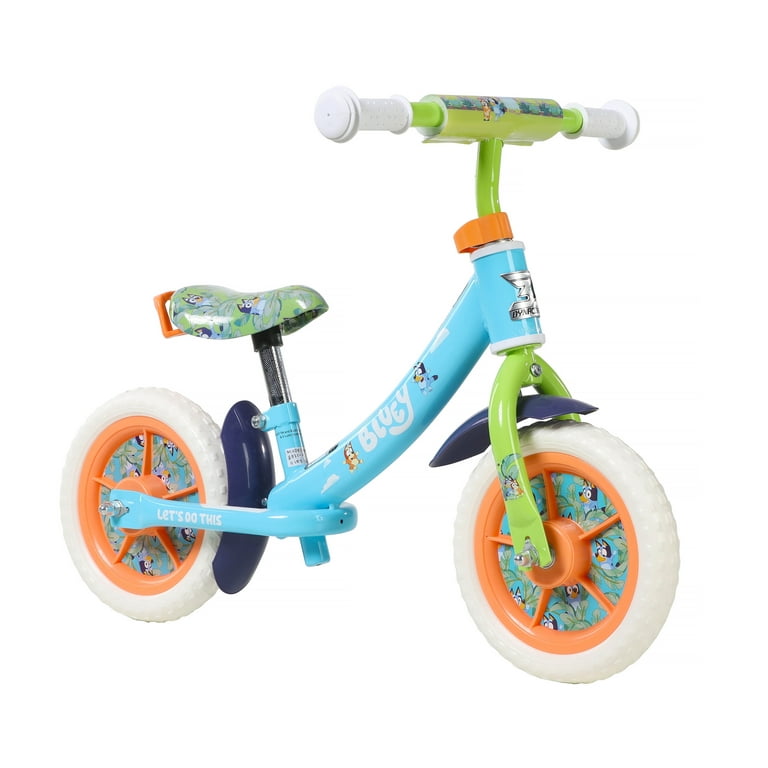 Dynacraft Bluey Balance Bike for Toddler 2-5 Years with 10 Inch