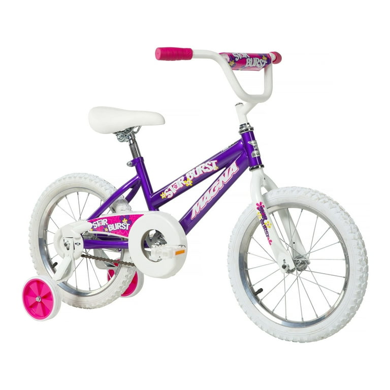 Dynacraft Magna Star Burst 16 Inch Girls BMX Bike For Age 5 7 Years Walmart