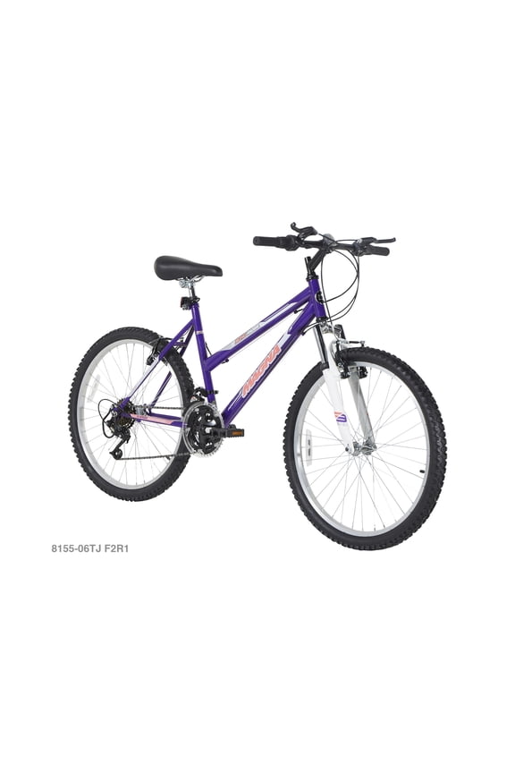 Dynacraft Magna 24-Inch Girls Hybrid Bike For Age 12-99 Years