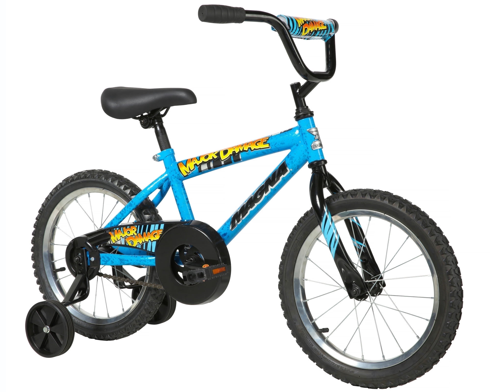 Dynacraft Magna Major Damage 16-Inch Boys BMX Bike For Age 5-7