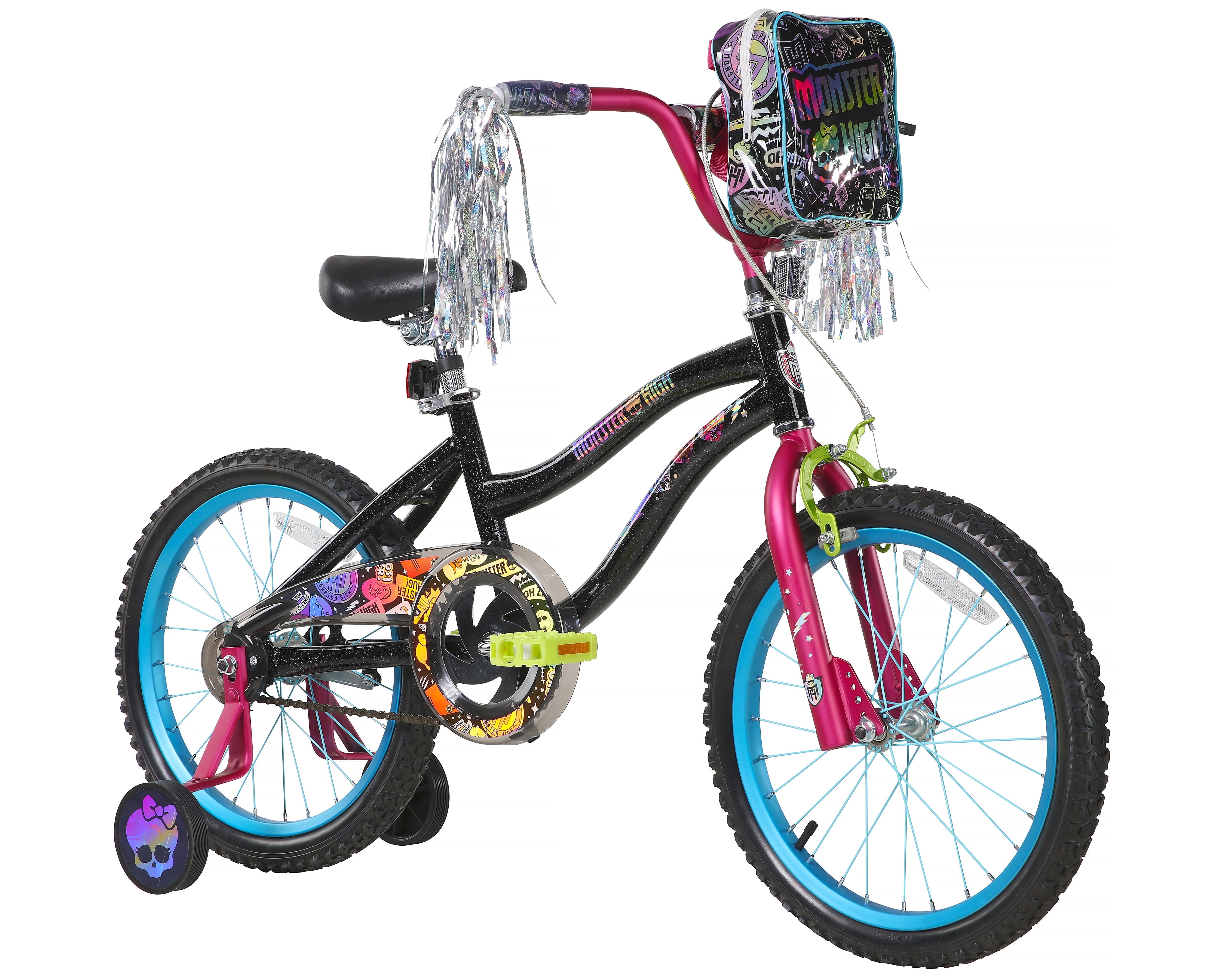 Dynacraft Monster High 18 inch Girls BMX Bike for Age 6 9 Years Walmart