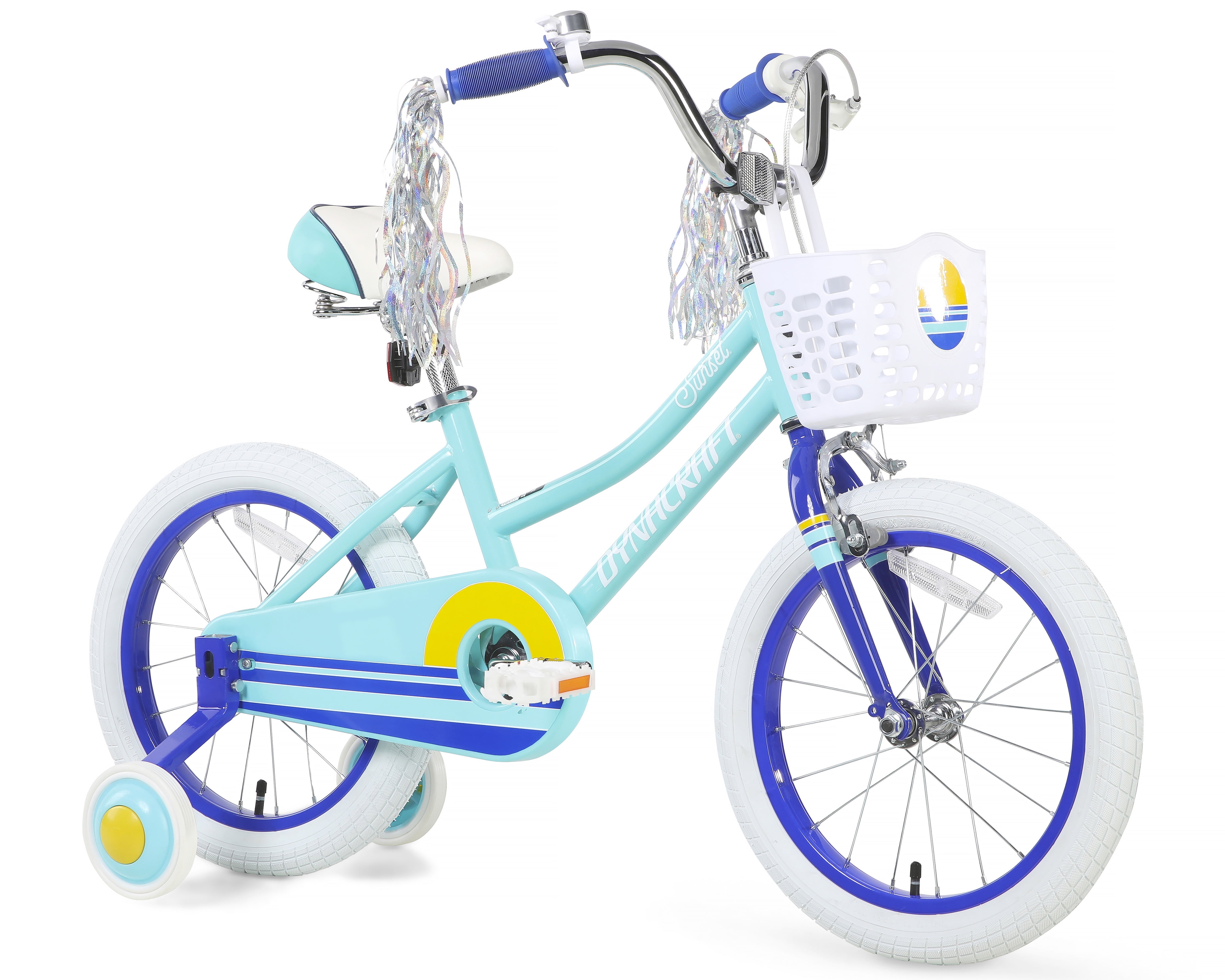 Dynacraft Sunset 16-Inch Girls BMX Bike For Age 5-7 Years, Teal